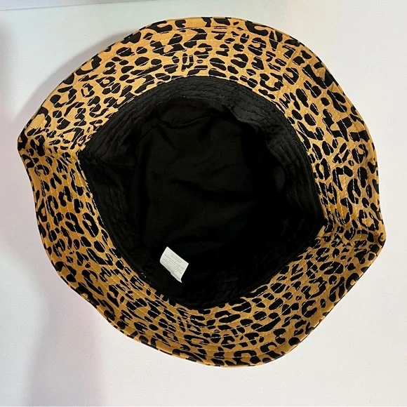 Leopard Animal Print Bucket Hat One Size - Picture 4 of 5